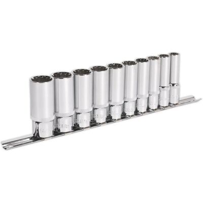 Loops - UNIVERSAL DEEP Metric - 10pc - 3/8" Sq - Socket Set Loops - UNIVERSAL DEEP Metric - 10pc - 3/8" Sq - Socket Set