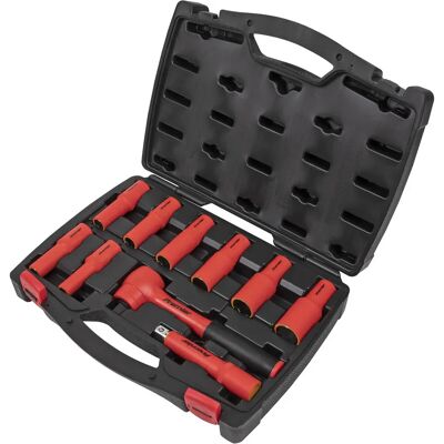 Loops - 10pc VDE Insulated Socket & Ratchet Handle Set Loops - 10pc VDE Insulated Socket & Ratchet Handle Set