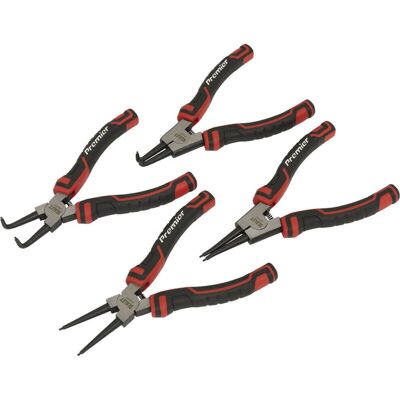 Loops - Circlip Pliers - 180mm - 4pc - Pliers Set Loops - Circlip Pliers - 180mm - 4pc - Pliers Set