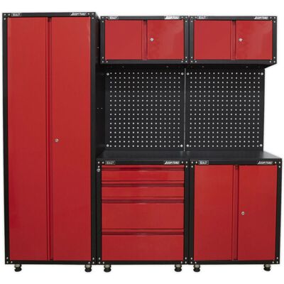 Loops Premium 2m Modular Garage - Heavy Duty - Workshop Cabinets - Storage System Loops Premium 2m Modular Garage - Heavy Duty - Workshop Cabinets - Storage System