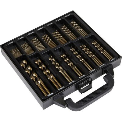 Unknown - 99-Piece HSS Cobalt Drill Bit Set - Drill Bit Set Unknown - 99-Piece HSS Cobalt Drill Bit Set - Drill Bit Set
