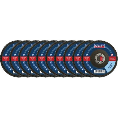 Loops 115mm Zirconium Flap Disc - 22mm bore - 10 pack Loops 115mm Zirconium Flap Disc - 22mm bore - 10 pack