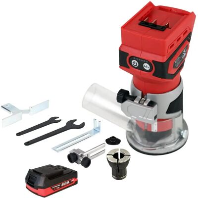 Excel - 18V Cordless Router - Laminate - 1/4in - Router Excel - 18V Cordless Router - Laminate - 1/4in - Router