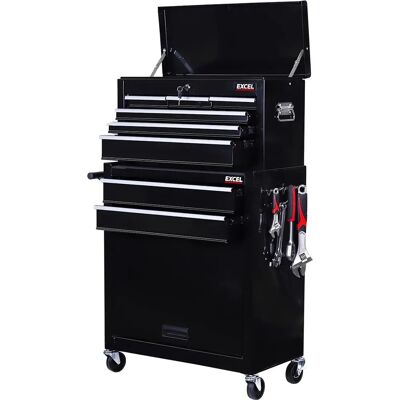 Excel - Mechanics 8-Drawer Toolbox - Roller Cabinet Excel - Mechanics 8-Drawer Toolbox - Roller Cabinet