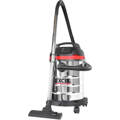 Excel 30l Wet & Dry Vacuum Cleaner - Powerful 1400W, Large Capacity Excel 30l Wet & Dry Vacuum Cleaner - Powerful 1400W, Large Capacity