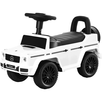 HOMCOM Mercedes-Benz G350 Ride-On - White - Safe & Easy Control HOMCOM Mercedes-Benz G350 Ride-On - White - Safe & Easy Control
