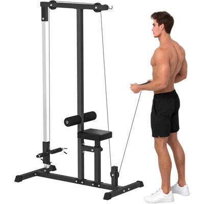 HOMCOM Power Tower Pulldown Machine - Exercise Equipment HOMCOM Power Tower Pulldown Machine - Exercise Equipment