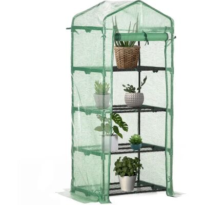 Outsunny Greenhouse - 4 Tier Portable Plant Shelter Outsunny Greenhouse - 4 Tier Portable Plant Shelter