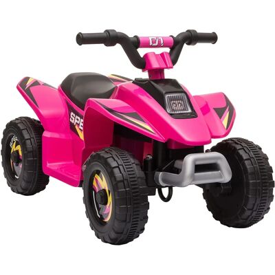 HOMCOM Kids Electric Ride-On Car Pink - 6V for 18-36 Months HOMCOM Kids Electric Ride-On Car Pink - 6V for 18-36 Months