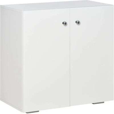 HOMCOM Armoire de Rangement Blanche avec Étageres - Autonome, Moderne, 50kg - Publicité HOMCOM Armoire de Rangement Blanche avec Étageres - Autonome, Moderne, 50kg - Publicité