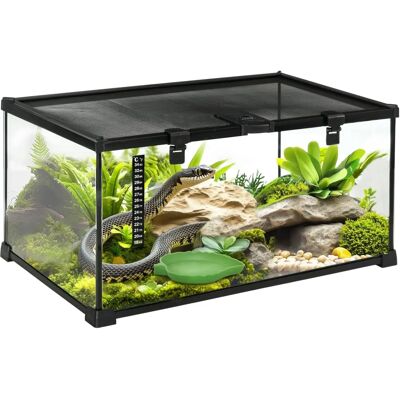 PawHut Reptile Terrarium with Water Basin - 50x30x25cm PawHut Reptile Terrarium with Water Basin - 50x30x25cm