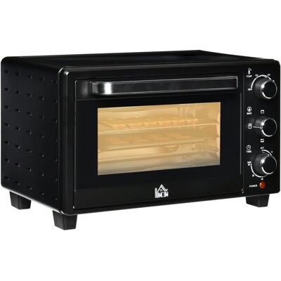 HOMCOM Mini Oven 21L - Black - Electric Mini Oven HOMCOM Mini Oven 21L - Black - Electric Mini Oven