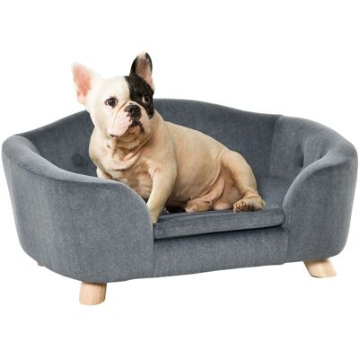 PawHut Dog Sofa Bed - Grey - XS - Dog Bed PawHut Dog Sofa Bed - Grey - XS - Dog Bed
