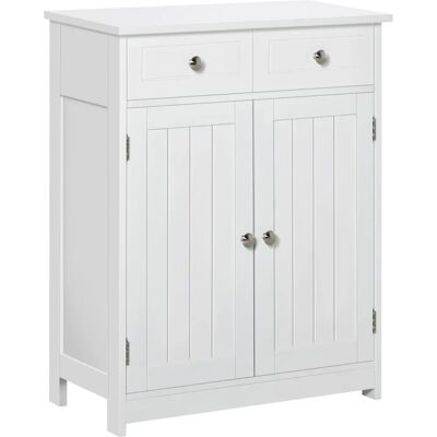 Kleankin 75x60cm Bathroom Storage Cabinet - Drawer Cupboard Kleankin 75x60cm Bathroom Storage Cabinet - Drawer Cupboard