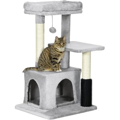 PawHut Cat Tree Climbing Activity Center - Grey PawHut Cat Tree Climbing Activity Center - Grey