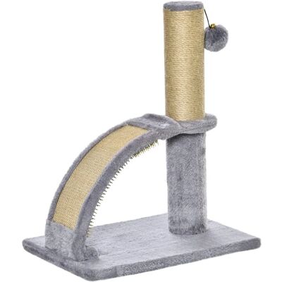 PawHut Grey Cat Tree - Climbing Activity Center with Scratching & Massage PawHut Grey Cat Tree - Climbing Activity Center with Scratching & Massage