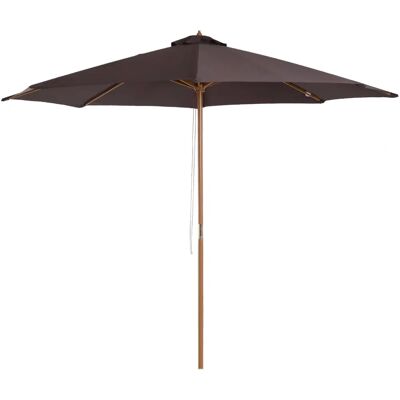 Outsunny 3m Fir Wooden Garden Parasol - Garden Parasol Outsunny 3m Fir Wooden Garden Parasol - Garden Parasol