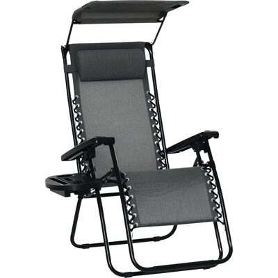 Outsunny Zero Gravity Chair Adjustable Patio Lounge - Lounge Chair Outsunny Zero Gravity Chair Adjustable Patio Lounge - Lounge Chair