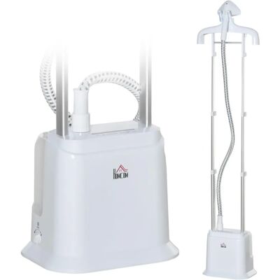 HOMCOM Upright Garment Clothes Steamer - 6 Steam Settings - 1.7L Water Tank HOMCOM Upright Garment Clothes Steamer - 6 Steam Settings - 1.7L Water Tank