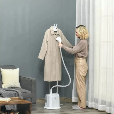 Homcom Upright Garment Clothes Steamer - 6 Steam Settings - 1.7L Water Tank - Clothes Steamer Homcom Upright Garment Clothes Steamer - 6 Steam Settings - 1.7L Water Tank - Clothes Steamer