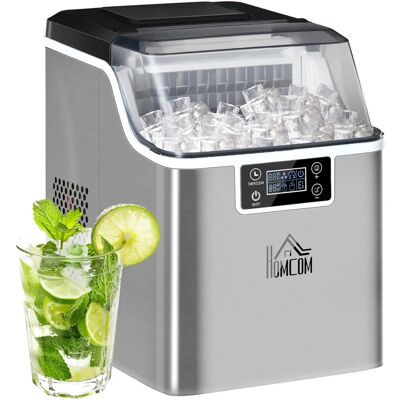HOMCOM Ice Maker - Counter Top Ice Cube Maker for Home - 20kg in 24 Hrs HOMCOM Ice Maker - Counter Top Ice Cube Maker for Home - 20kg in 24 Hrs