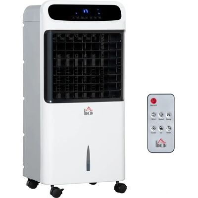 HOMCOM 32" Mobile Air Cooler - White - Air Cooler HOMCOM 32" Mobile Air Cooler - White - Air Cooler