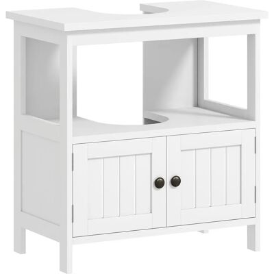 kleankin - Under Sink Pedestal Cabinet - White - Cabinet kleankin - Under Sink Pedestal Cabinet - White - Cabinet