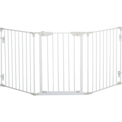 PawHut White 3-Panel Pet Safety Gate - Pet Gate/Playpen PawHut White 3-Panel Pet Safety Gate - Pet Gate/Playpen