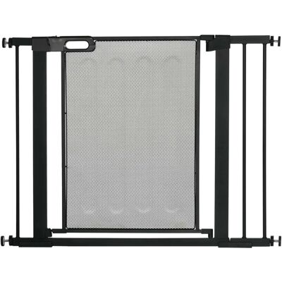 PawHut Safety Gate - Adjustable 75-103cm, Auto Close, Black PawHut Safety Gate - Adjustable 75-103cm, Auto Close, Black