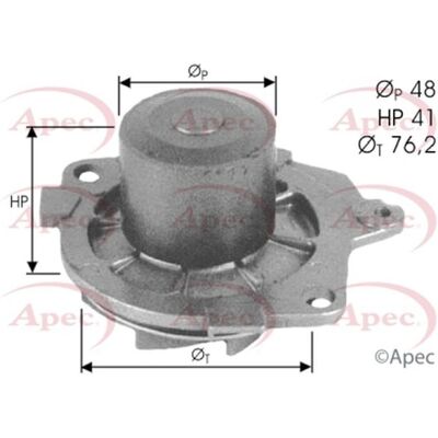 Apec Awp1499 Water Pump for Vauxhall Zafira Vectra Signum - Water Pump Apec Awp1499 Water Pump for Vauxhall Zafira Vectra Signum - Water Pump