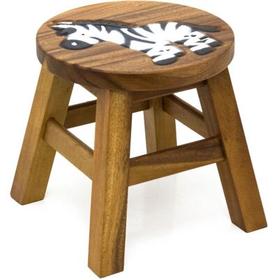 Carousel Home - Zebra - Wooden - 25cm - Stool Carousel Home - Zebra - Wooden - 25cm - Stool