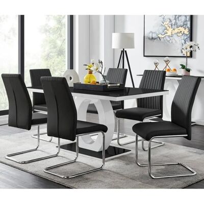 FurnitureboxUK - Giovani Table + Lorenzo Chairs - Dining set FurnitureboxUK - Giovani Table + Lorenzo Chairs - Dining set