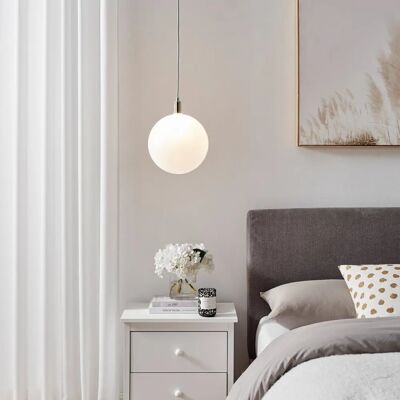 Furniturebox Uk Martha Pendant Light - Frosted Glass Globe - Pendant Light Furniturebox Uk Martha Pendant Light - Frosted Glass Globe - Pendant Light