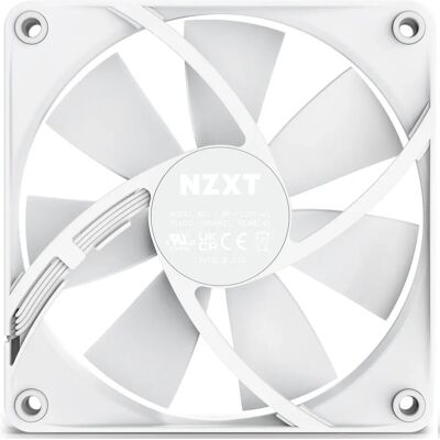 Wentylator NZXT F120P o Wysokim Ciśnieniu Statycznym Biały - Obudowa PC Wentylator NZXT F120P o Wysokim Ciśnieniu Statycznym Biały - Obudowa PC