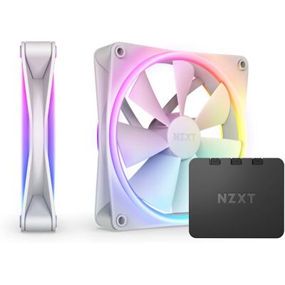 NZXT F140 RGB DUO Διπλή Πακέτο Ανεμιστήρων Υπολογιστή - Λευκό NZXT F140 RGB DUO Διπλή Πακέτο Ανεμιστήρων Υπολογιστή - Λευκό