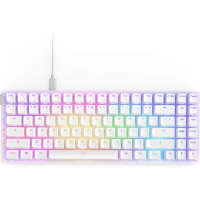 NZXT Function 2 MiniTKL-tangentbord - Vit - USB Gaming - UK NZXT Function 2 MiniTKL-tangentbord - Vit - USB Gaming - UK