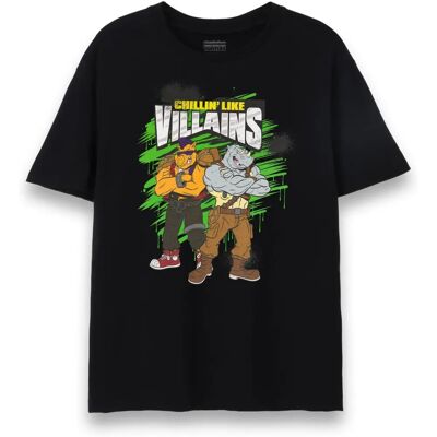 Vanilla Underground Teenage Mutant Ninja Turtles Black T-Shirt - T-Shirt Vanilla Underground Teenage Mutant Ninja Turtles Black T-Shirt - T-Shirt