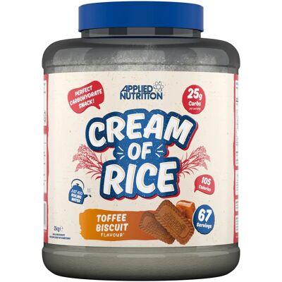 Applied Nutrition Cream of Rice - Toffee Biscuit 2000g Applied Nutrition Cream of Rice - Toffee Biscuit 2000g