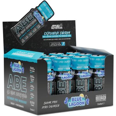 Applied Nutrition ABE Shots - Blue Lagoon - Energy, Focus, Endurance Applied Nutrition ABE Shots - Blue Lagoon - Energy, Focus, Endurance