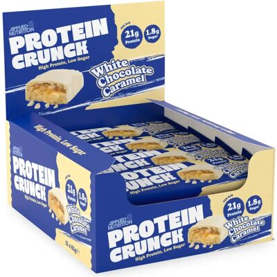 Applied Nutrition Protein Crunch Bar White Chocolate Caramel - 12 x 62g Applied Nutrition Protein Crunch Bar White Chocolate Caramel - 12 x 62g