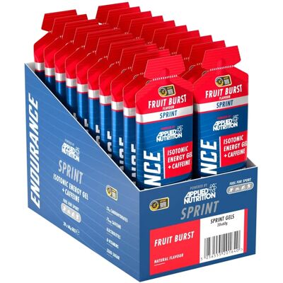 Applied Nutrition Endurance Sprint Isotonic Energy Gel + Caffeine - Fruit Burst - 20 x 60g Applied Nutrition Endurance Sprint Isotonic Energy Gel + Caffeine - Fruit Burst - 20 x 60g