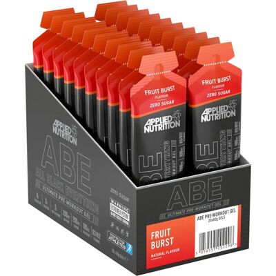 Applied Nutrition ABE - All Black Everything Gel, Fruit Burst - 20 x 60g Applied Nutrition ABE - All Black Everything Gel, Fruit Burst - 20 x 60g