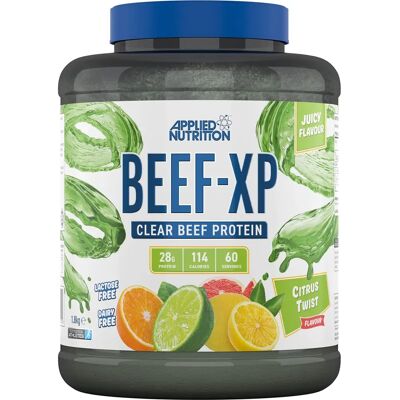 Applied Nutrition Beef-XP - 1800g Complément Protéiné Saveur Agrumes - Publicité Applied Nutrition Beef-XP - 1800g Complément Protéiné Saveur Agrumes - Publicité