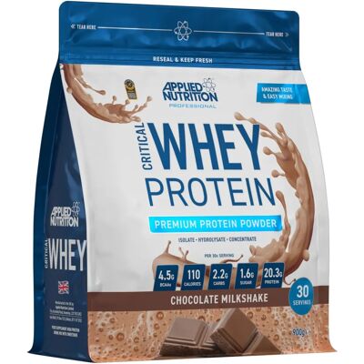 Applied Nutrition Critical Whey 900g Chocolate - Protein Powder Applied Nutrition Critical Whey 900g Chocolate - Protein Powder