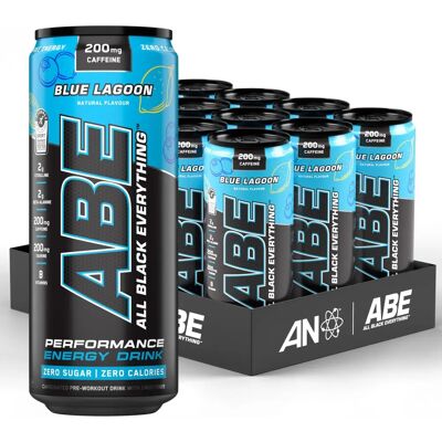 Applied Nutrition ABE Blue Lagoon Energy Drink - 12x330ml Applied Nutrition ABE Blue Lagoon Energy Drink - 12x330ml