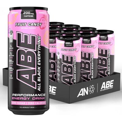 Applied Nutrition ABE Energy + Performance Boîtes - Bonbons aux fruits - 12 x 330 ml - Publicité Applied Nutrition ABE Energy + Performance Boîtes - Bonbons aux fruits - 12 x 330 ml - Publicité
