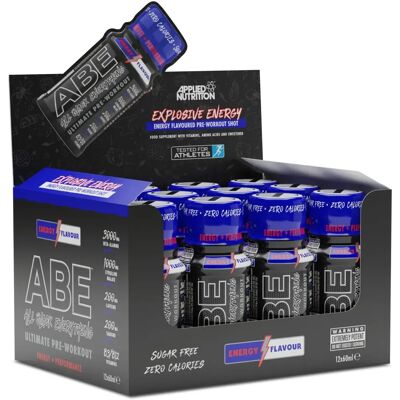 Applied Nutrition ABE Shots - Energy - 12x60ml Applied Nutrition ABE Shots - Energy - 12x60ml