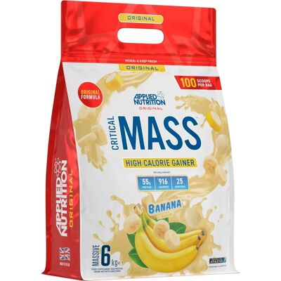 Applied Nutrition Critical Mass - Banana - 6000 grams - Weight Gain Supplement Applied Nutrition Critical Mass - Banana - 6000 grams - Weight Gain Supplement