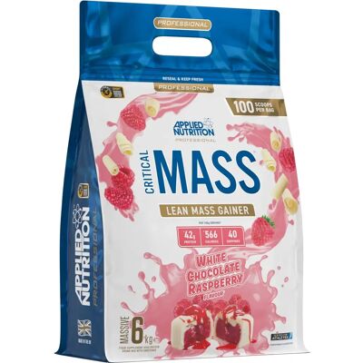 Applied Nutrition Critical Mass - Weißer Schokolade & Himbeere - 6000g - Weight Gainer Applied Nutrition Critical Mass - Weißer Schokolade & Himbeere - 6000g - Weight Gainer