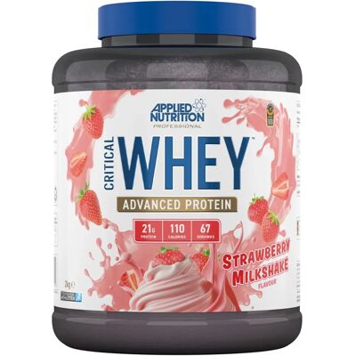 Applied Nutrition WHEY Advanced Protéine Milkshake Fraise - Poudre de Protéine - Publicité Applied Nutrition WHEY Advanced Protéine Milkshake Fraise - Poudre de Protéine - Publicité